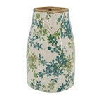 7.9x5.9x9.4" Floral Pitcher Vase