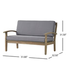 Peyton Love Seat + Coffee Table