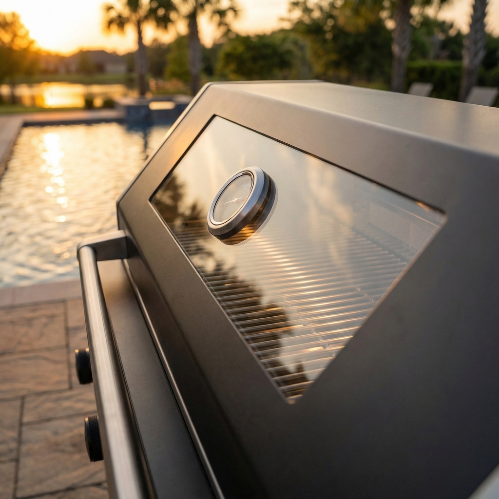 Deluxe Stainless Steel Propane Gas Outdoor Kitchen Grill