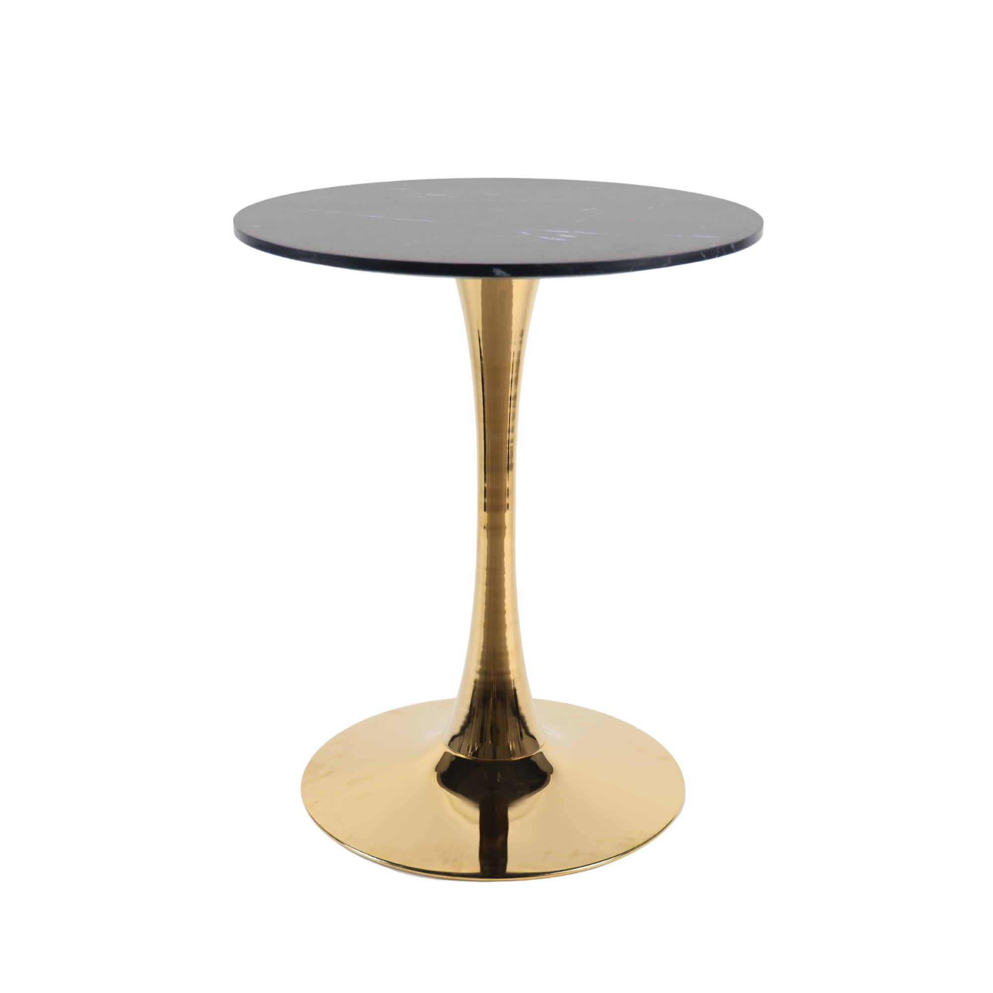 Black Marble Tulip Dining Table for 2-4 People