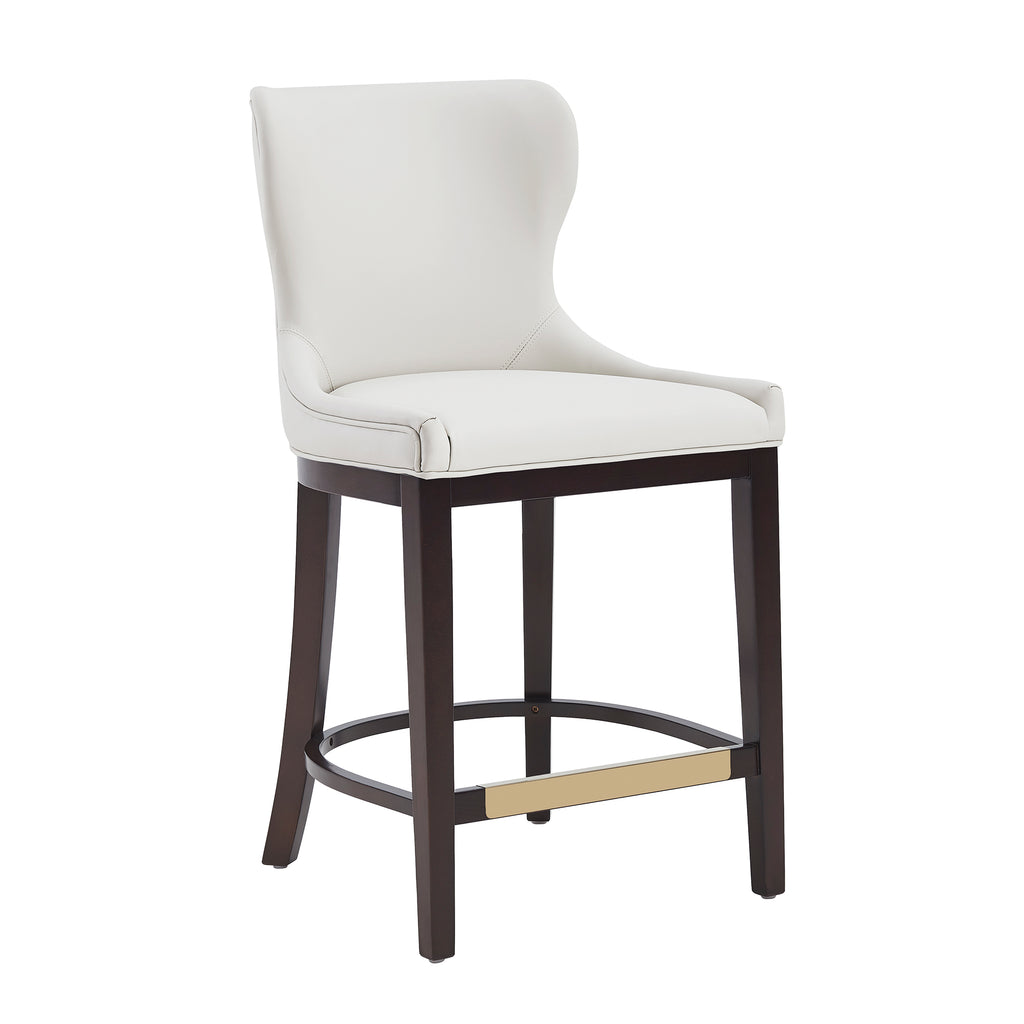 Blair Wood Upholstered Counter Stool