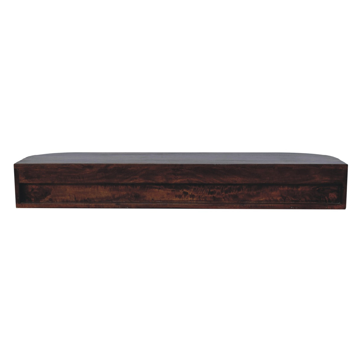 Solid Wood Lunar 2-Drawer Floating Console, 1 Open-slot
