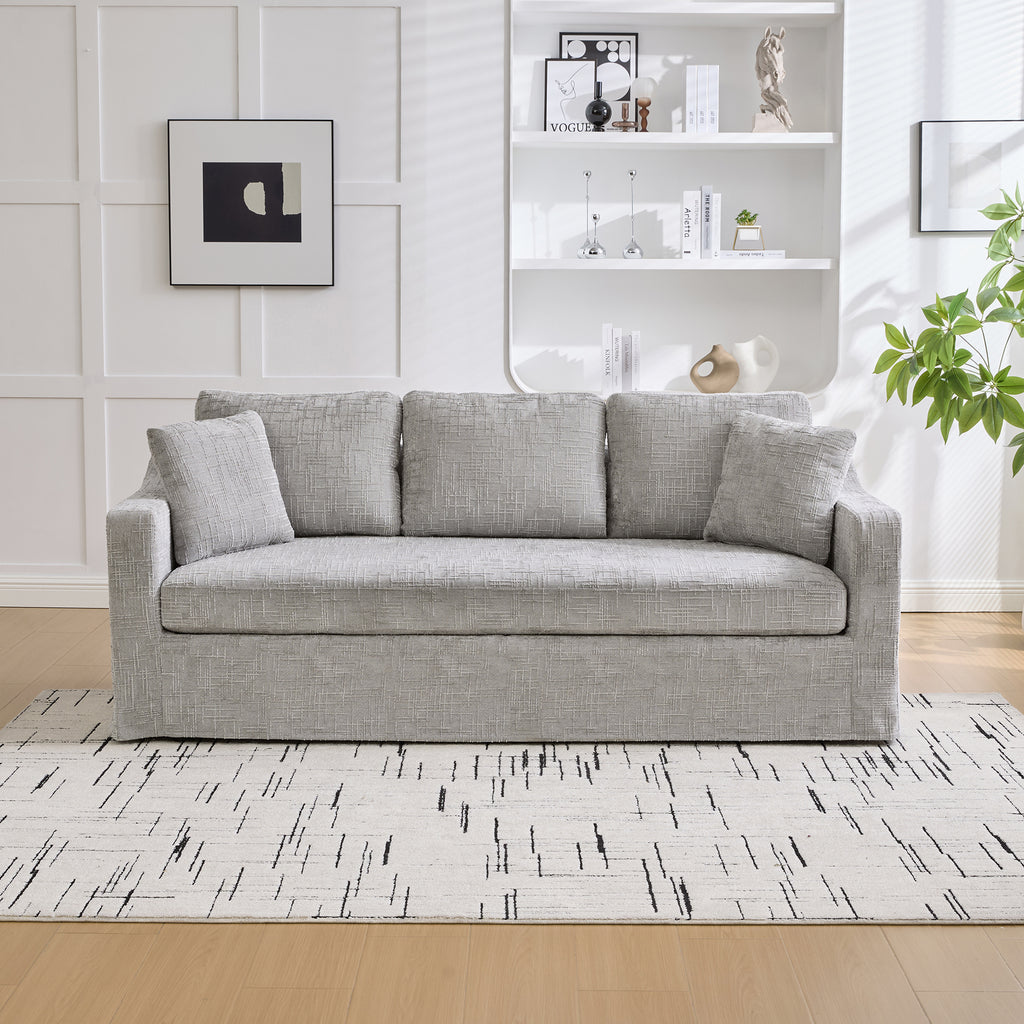 83.86" Wide Modern Casual Sofa