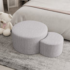 Upholstered Nesting Coffee Tables (Set of 2)