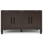 Connaught 36 inch Wide Solid Wood Small Storage Bench Trunk in Chestnut
