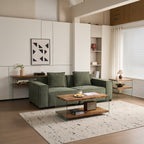 Walnut MDF Console Table