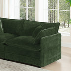 U-Shaped Sectional Sofa w/Reversible Footrest