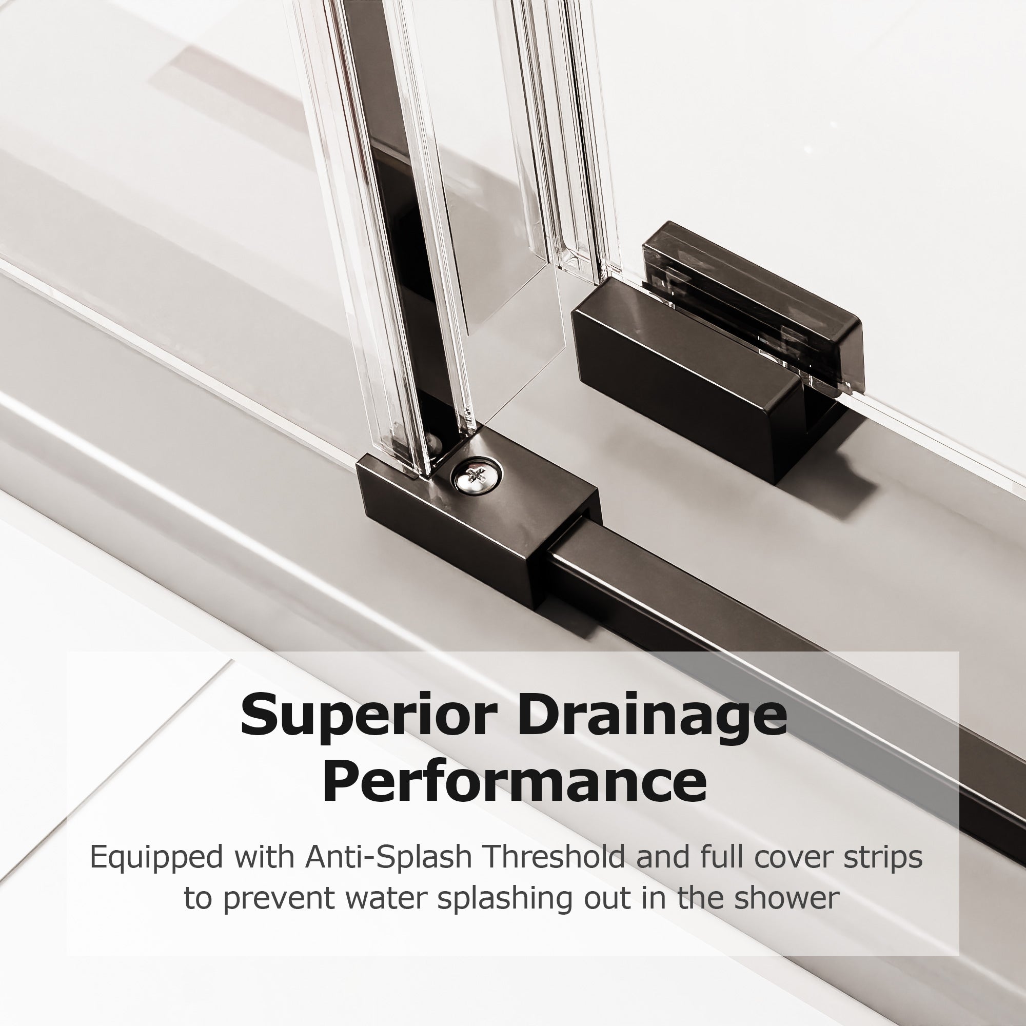 Frameless Single Sliding Shower Doors