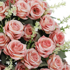 24-Inch Artificial Rose Decoration in Pink
