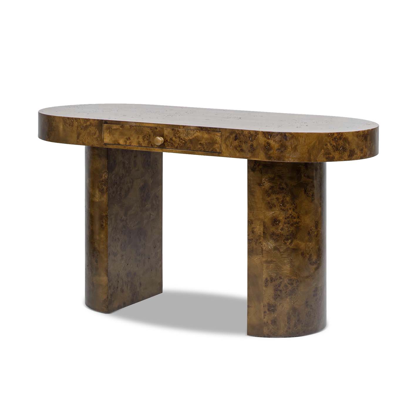 Jesse 55.5" Single Drawer Oval Computer Desk
