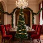 Slim Pine Needles Xmas Tree - 7.5 Foot Pencil Design