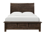 Brown Queen Sleigh Bed