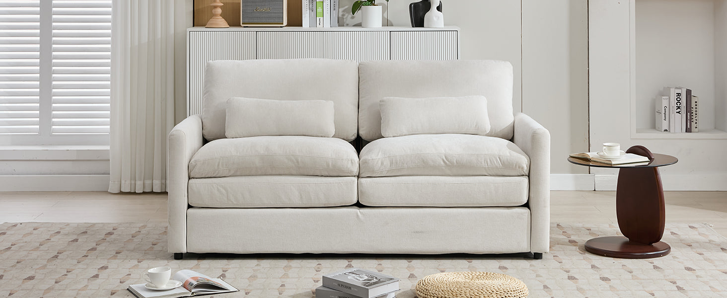 68.1" Cozy Upholstered Loveseat Sofa