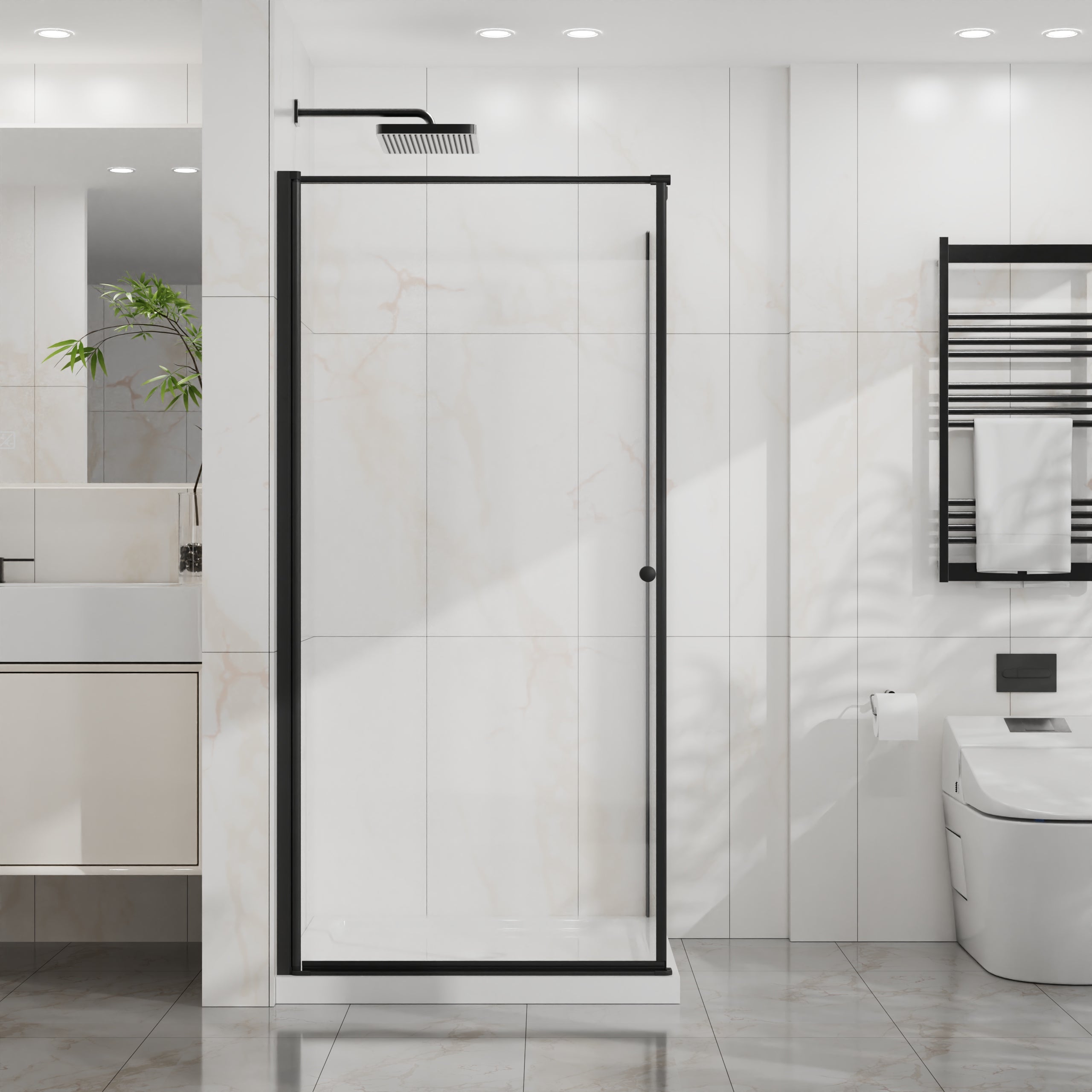 Goodyo Shower Enclosure 36 in. D x 36 in. W x 72 in. H