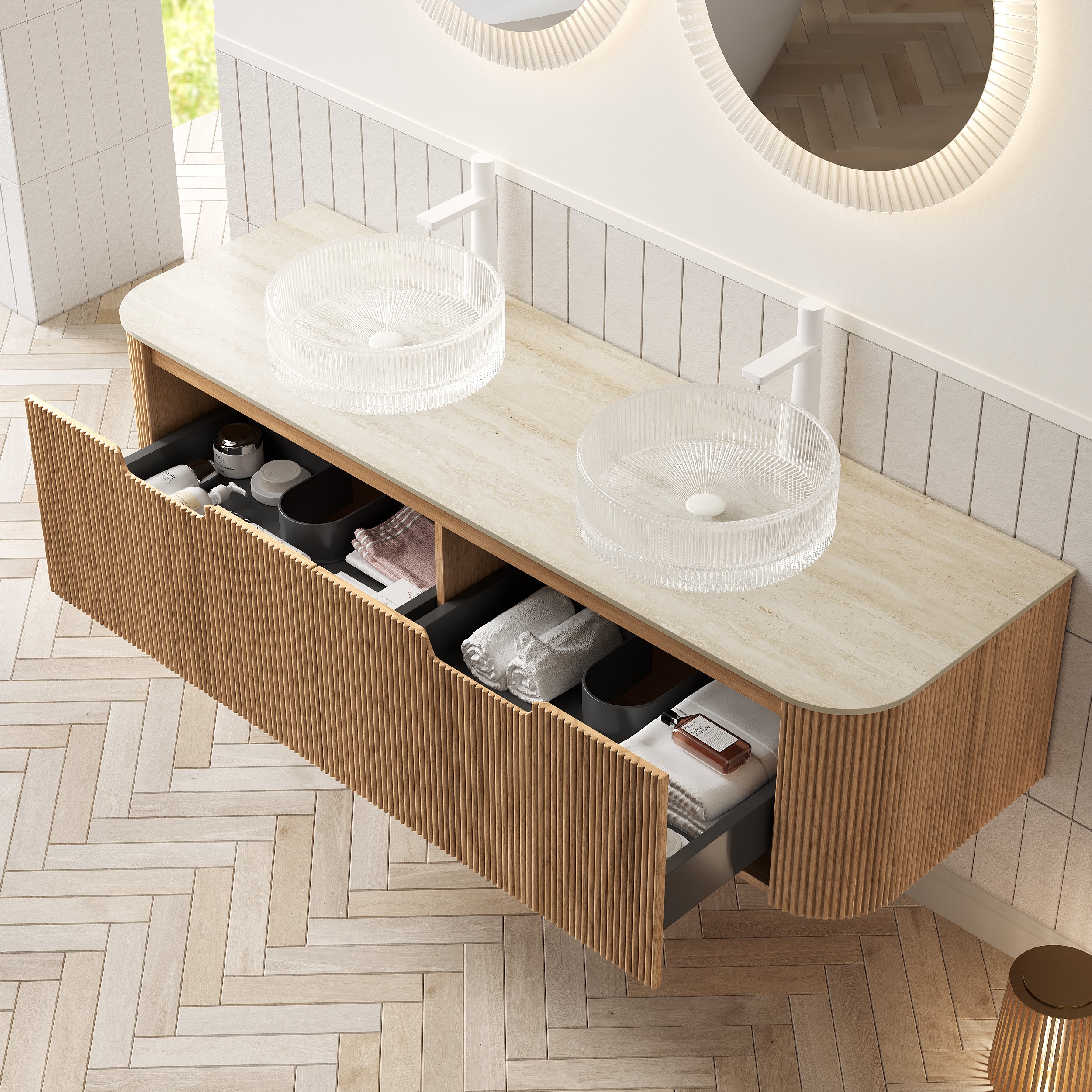 Dina 60" Bathroom Vanity & Sink