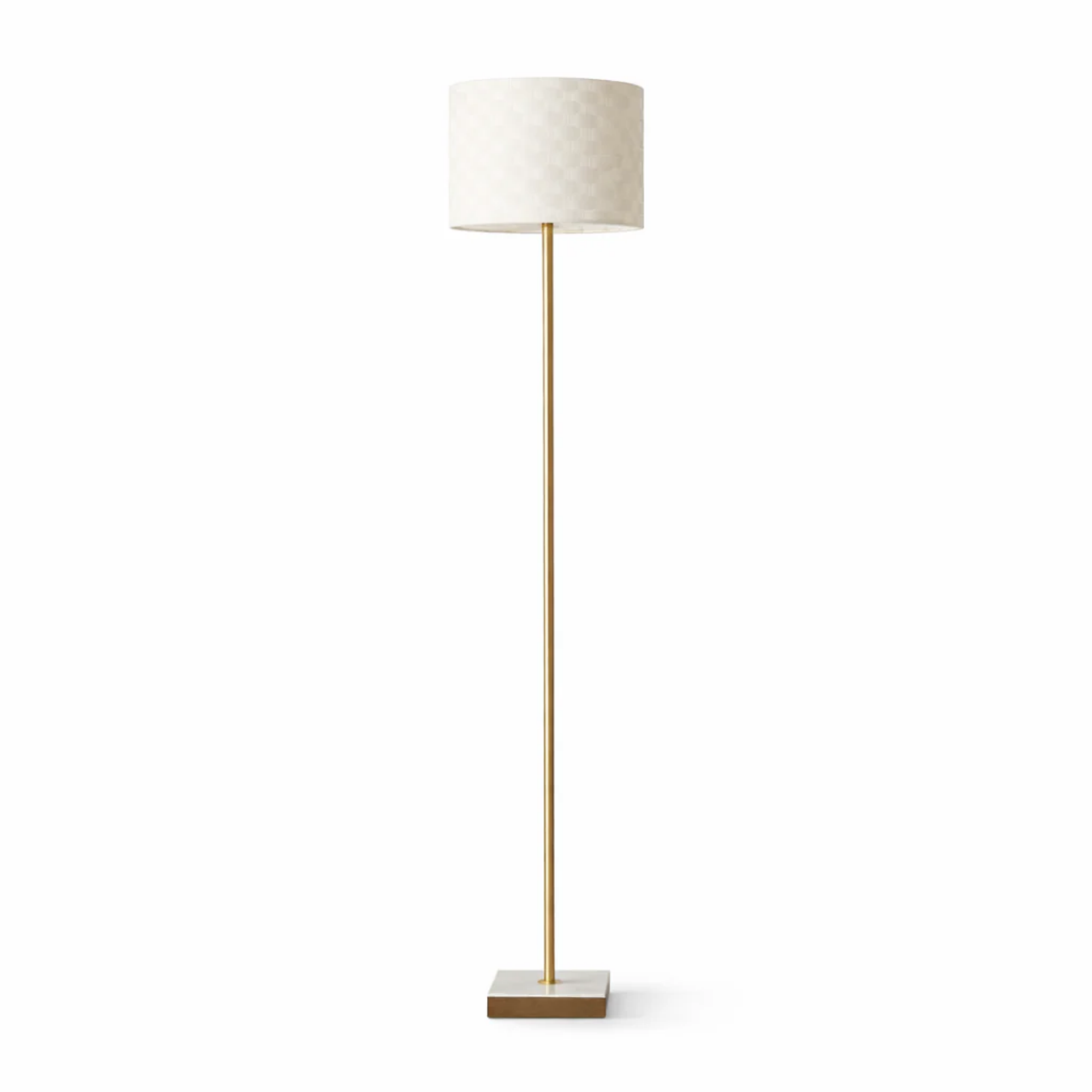 Minimalist Floor Lamp with Neutral Shade