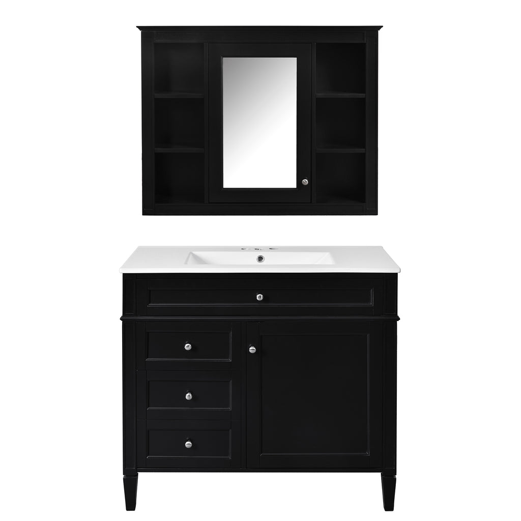 36'' Bathroom Vanity with Medicine Cabinet