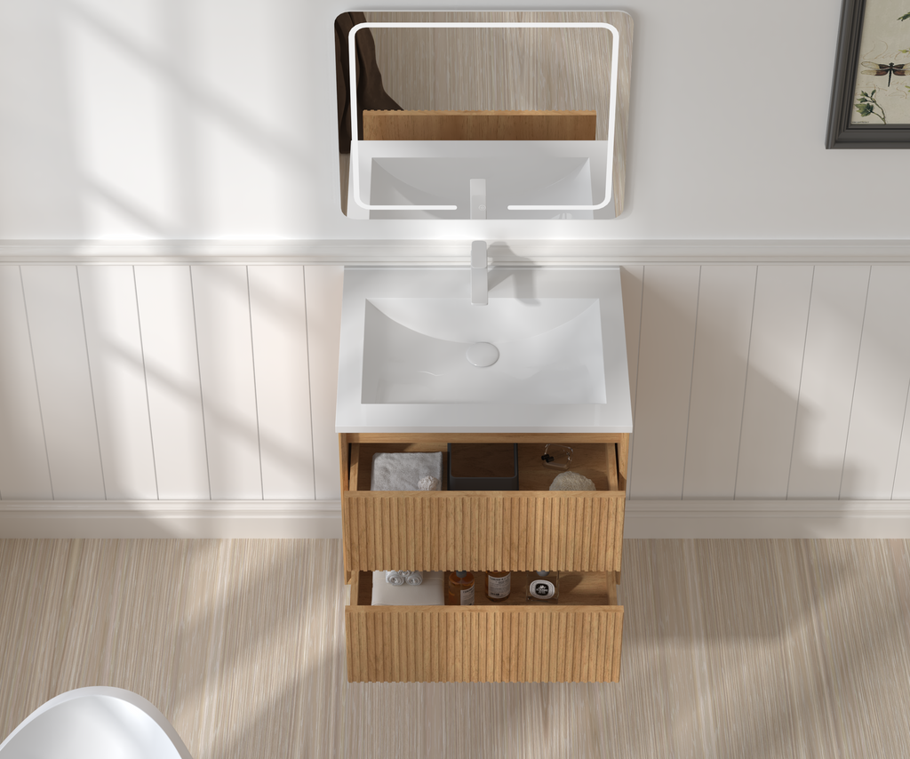 24'' Floating Bathroom Vanity Set