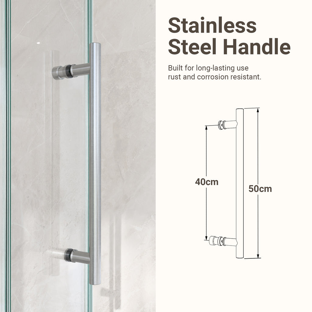 56"-60"W*72" H Frameless Single Sliding Shower Door