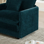 Oversize 3-Seater Sofa with Ottoman for Living Rooms