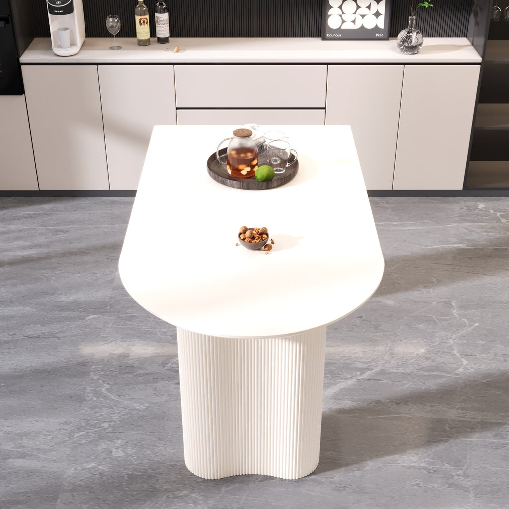 63" Modern MDF Dining Table