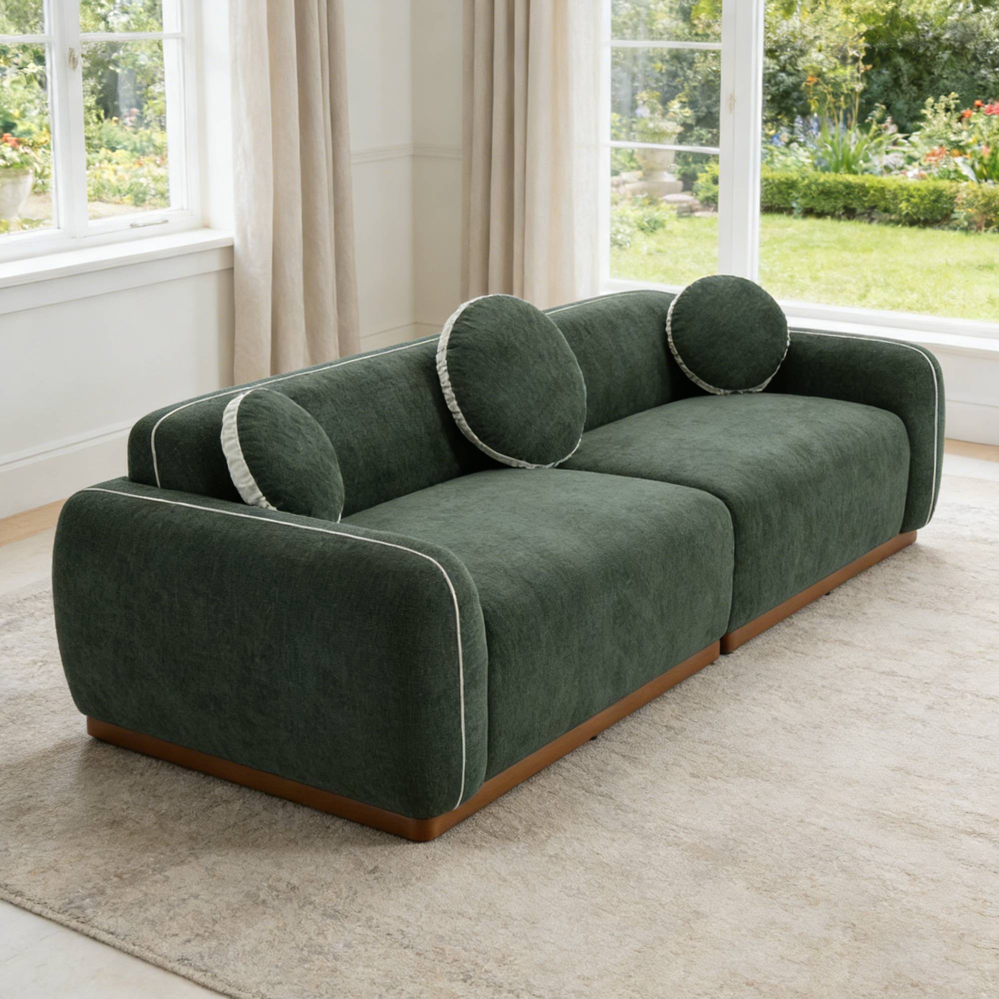 Modern Seater Sofa Ideal for Apartment Lounging & Friend Gatherings