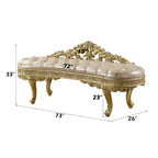 Cabriole Light Bench