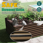 8×4×2 ft Galvanized Raised Garden Bed