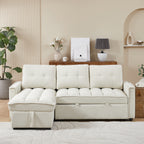 71.3" Reclining Sofa Bed with USB Ports – L-Shaped Sectional