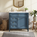 36" Bathroom Vanity With Top Sink