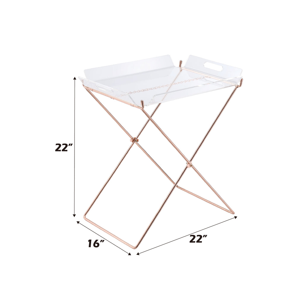 Cercie Clear Acrylic Tray Table