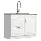 Darwin All-In-One 46-Inch Laundry Utility Sink and Cabinet