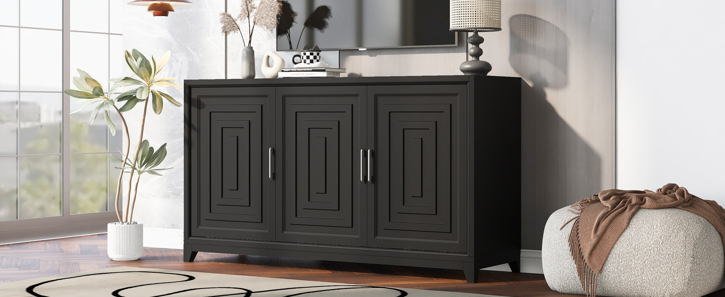 Vibe Haus TV Stand for TVs Up to 65 Inches