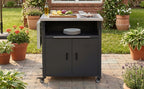 Foldable Outdoor Prep Station BBQ Cart