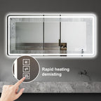 60X28 Inch LED Bathroom Mirror