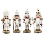 Set of 4 3.9" Nutcracker Ornaments