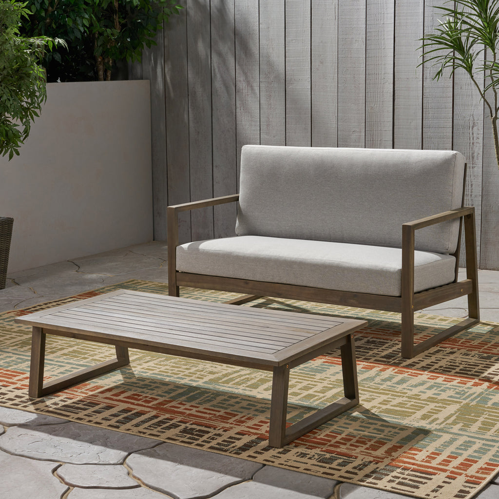 Belgian Loveseat & Coffee Table