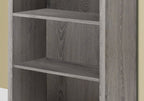 Bookshelf, Bookcase, Etagere, 5 Tier, 48"h, Office, Bedroom