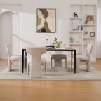 Upholstered Chenille Dining Chair Set of 4
