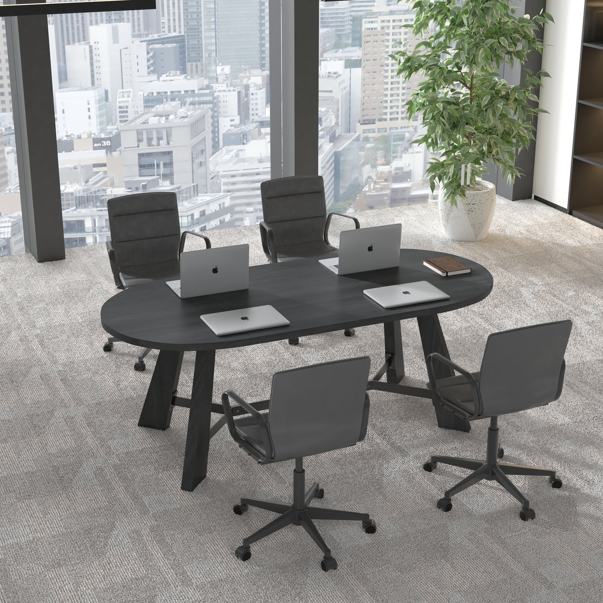 70.86 Inch Oval Dining Table