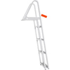 Removable 4-Step Dock Ladder with 350 lbs Load Capacity