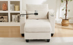 Convertible Chaise Lounge Sofa Bed