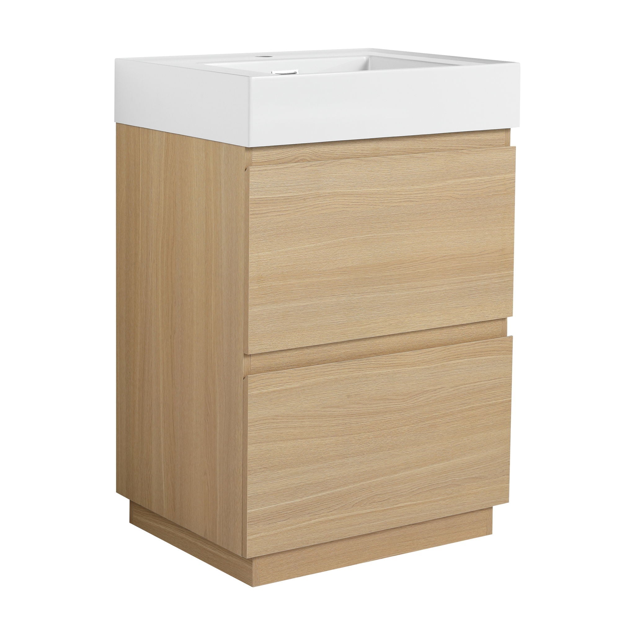 Modern Freestanding Bathroom Vanities With Single Sink Combo