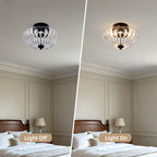 Smoky Semi Flush Mount Ceiling Light