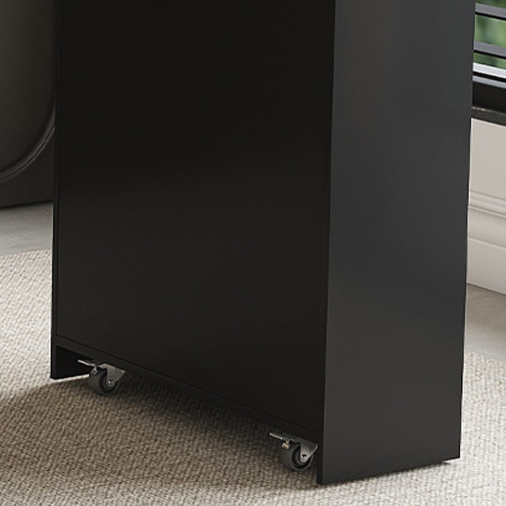 80-Inch Expandable Kitchen Island with Dining Table