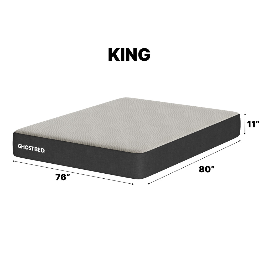 GhostBed Essential 11" King Foam Mattress