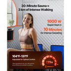 Upgraded Portable Steam Sauna for Home, 2 Person Full Body Home Spa Tent