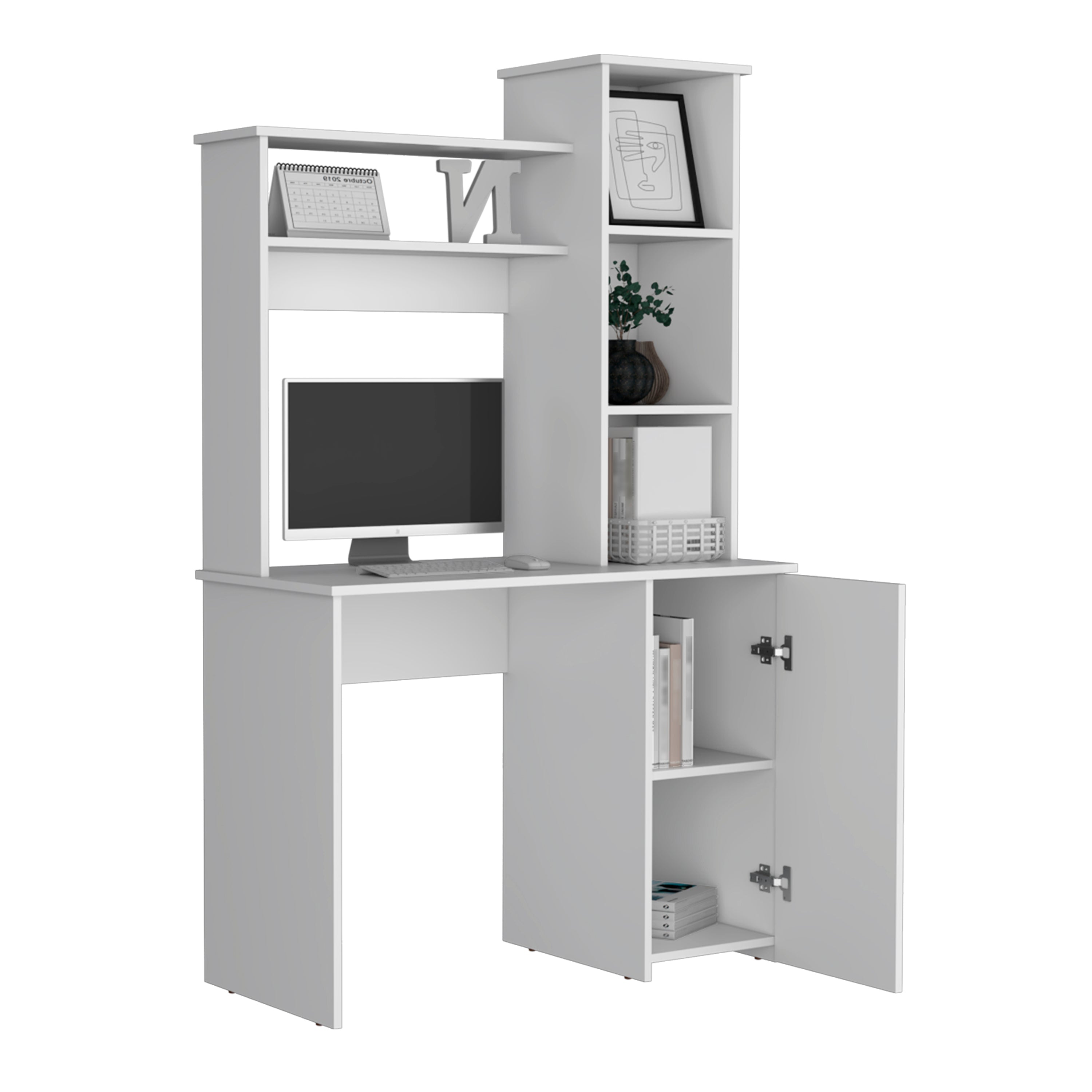 Carson Computer Desk with Hutch