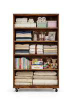 Rustic 5 Drawer Dresser on Wheels