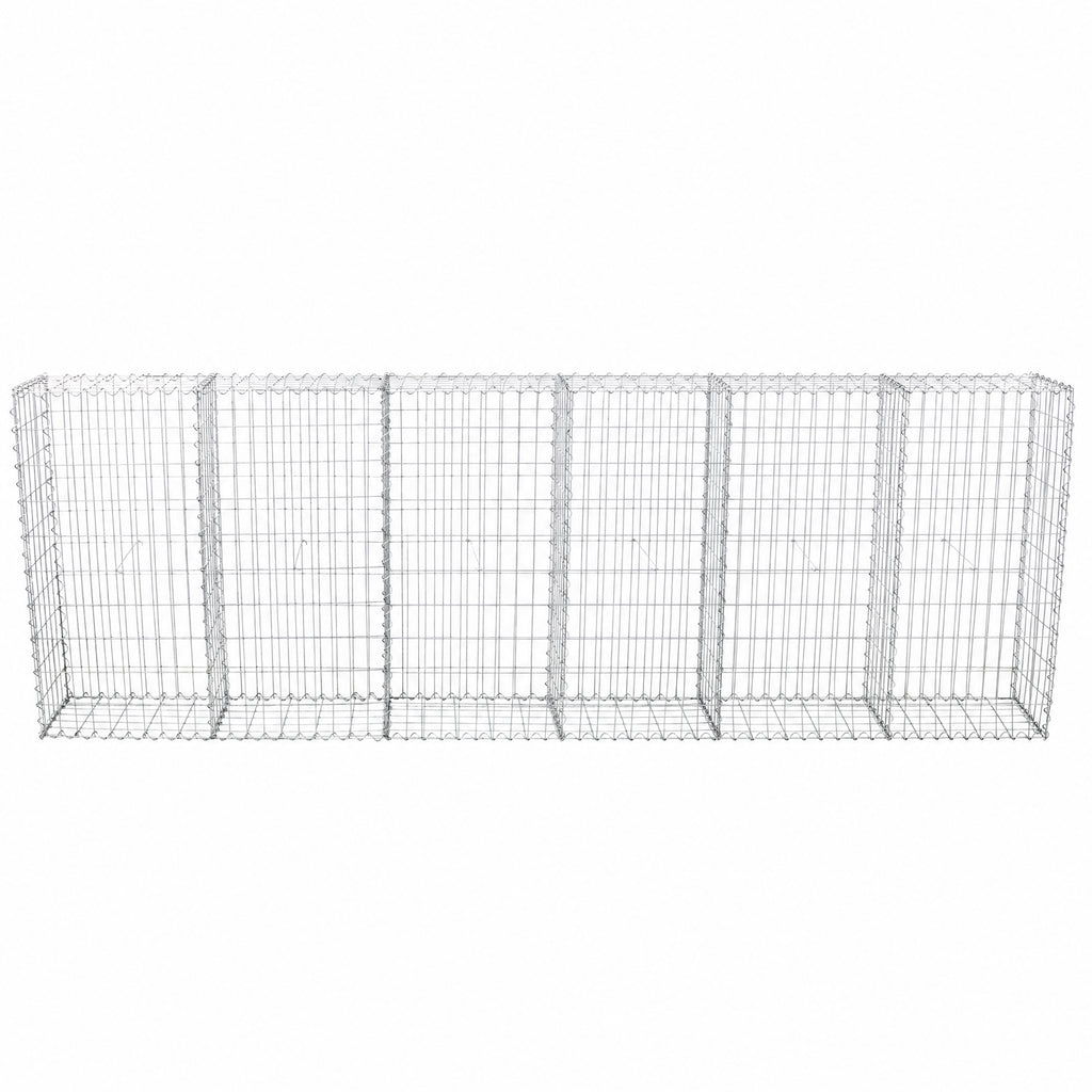 Galvanized Steel Gabion Basket with Multiple Dividers